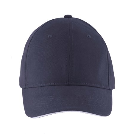 Καπέλο εξάφυλλο jockey - Solar 03092 navy/λευκό